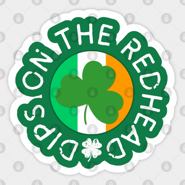 Dibs On The Redhead Sticker by Creatifly Graphic Tees